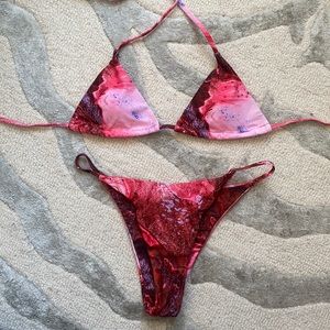 Lava bikini with matching sarong